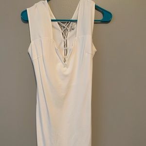 Mini white dress